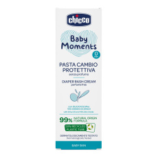 CHICCO Krém na dětský zadeček Baby Moments bez parfému s 99% přírodních složek 100ml, 0m+ CHICCO Krém na dětský zadeček Baby Moments bez parfému s 99% přírodních složek 100ml, 0m+