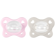 CHICCO Dudlíky PhysioForma® Dual Soft růžové 2-6m, 2 ks