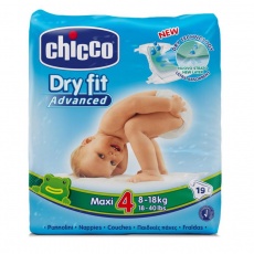 CHICCO Plenky Maxi 19 ks (8-18 kg) – jednorázové pleny CHICCO Plenky Maxi 19 ks (8-18 kg) – jednorázové pleny