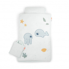 DONE BY DEER Povlečení Jelly Wally baby - modré DONE BY DEER Povlečení Jelly Wally baby - modré
