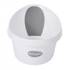 SHNUGGLE Vanička Toddler bílá s tmavě šedou opěrkou SHNUGGLE Vanička Toddler bílá s tmavě šedou opěrkou