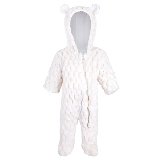 Little Angel-Overal MAZLÍK Outlast® - smetanová/bílá káva Velikost oblečení: 80
