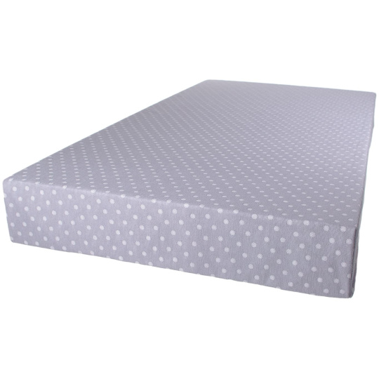 KAARSGAREN-2v1 Tencel prostěradlo a chránič 41x90cm šedé puntíky