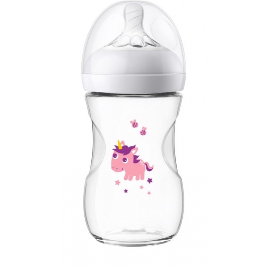 Philips AVENT Láhev Natural 260 ml, jednorožec