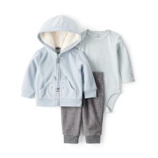 CARTER'S Set 3dílný body dl. rukáv ,mikina,kalhoty blue chlapec 3m/vel.62 CARTER'S Set 3dílný body dl. rukáv ,mikina,kalhoty blue chlapec 3m/vel.62