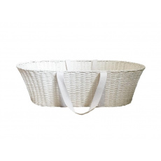 AHOJBABY Mojžíšův košík pro miminko Paper Dream white + matrace AHOJBABY Mojžíšův košík pro miminko Paper Dream white + matrace
