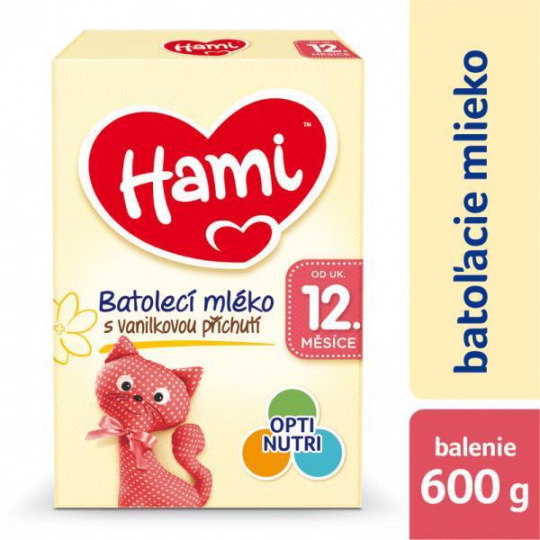 HAMI 3 Mléko batolecí s příchutí vanilky 600 g