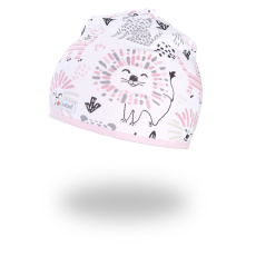Little Angel-Čepice podšitá Outlast® - bílá lvi/růžová baby Velikost čepic: 2 | 39-41 cm Little Angel-Čepice podšitá Outlast® - bílá lvi/růžová baby Velikost čepic: 2 | 39-41 cm