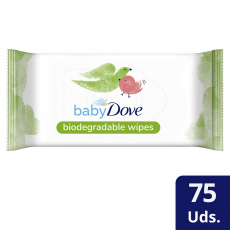 BABY DOVE Biodegradable (rozložitelné) vlhčené ubrousky 75 ks BABY DOVE Biodegradable (rozložitelné) vlhčené ubrousky 75 ks