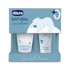 CHICCO Set dárkový kosmetický Natural Sensation - Sweet Time 0m+