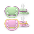 Philips AVENT Šidítko Ultra air růžová/zelená 6-18m dívka, 2ks