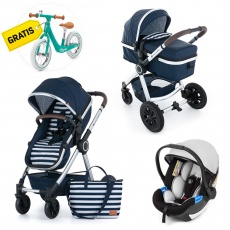 PETITE&MARS Kočárek kombinovaný 3v1 Grand II Heritage Voda + Odrážedlo Rapid Midnight Green ZDARMA PETITE&MARS Kočárek kombinovaný 3v1 Grand II Heritage Voda + Odrážedlo Rapid Midnight Green ZDARMA