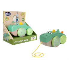 CHICCO Hračka na tahání Krokodýl Eco+ 12m+ CHICCO Hračka na tahání Krokodýl Eco+ 12m+