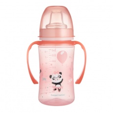 CANPOL BABIES Tréninkový hrníček Exotic Animals 240 ml růžový CANPOL BABIES Tréninkový hrníček Exotic Animals 240 ml růžový