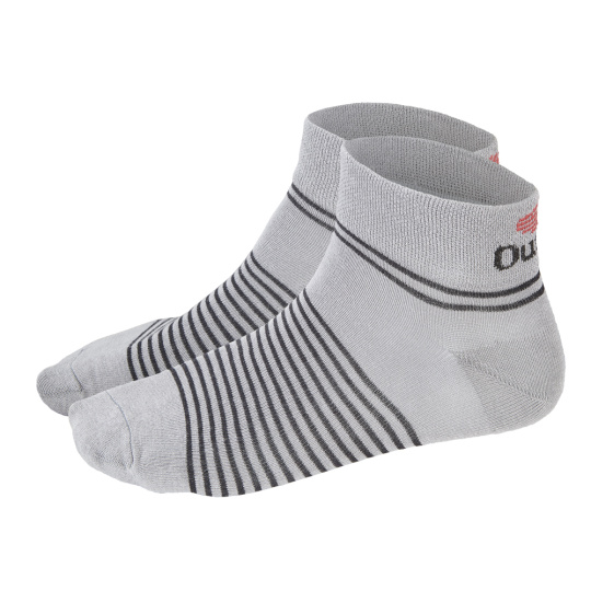 Little Angel-Ponožky nízké Outlast® - tm.šedá/pruh černý Velikost: 39-42