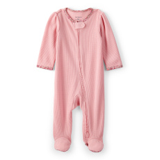 CARTER'S Overal na zip Sleep&Play SNP Floral trim dívka NB/vel.56 CARTER'S Overal na zip Sleep&Play SNP Floral trim dívka NB/vel.56