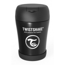 TWISTSHAKE Termoska na jídlo 350 ml černá TWISTSHAKE Termoska na jídlo 350 ml černá