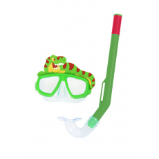 BESTWAY Set šnorchlovací Lil Animal - brýle a šnorchl, zelená BESTWAY Set šnorchlovací Lil Animal - brýle a šnorchl, zelená