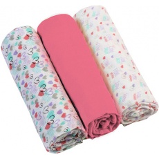 BABYONO pleny mušelínové Super soft 3 ks růžové BABYONO pleny mušelínové Super soft 3 ks růžové