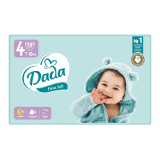 DADA Extra Soft Pleny jednorázové 4 Maxi (7-16 kg) 48 ks DADA Extra Soft Pleny jednorázové 4 Maxi (7-16 kg) 48 ks