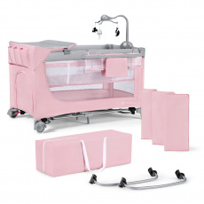 KINDERKRAFT Postýlka cestovní Leody doplňky Leody Pink KINDERKRAFT Postýlka cestovní Leody doplňky Leody Pink