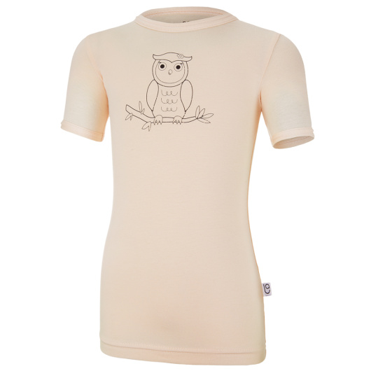 Little Angel-Tričko tenké KR obrázek Outlast® - sv.meruňková Velikost oblečení: 104