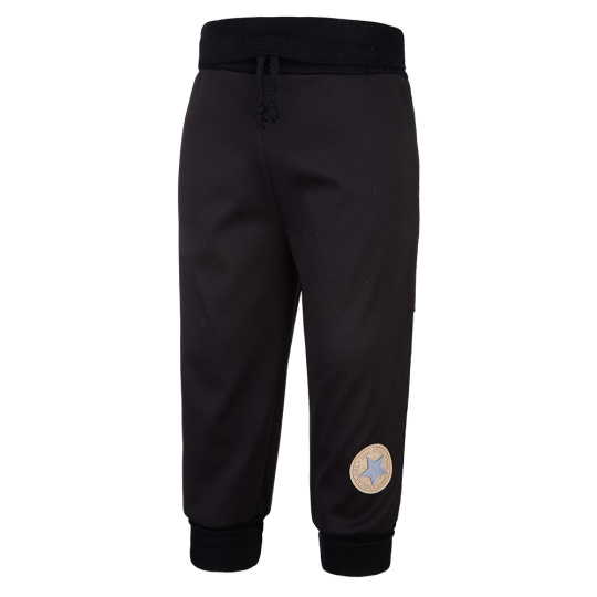 Little Angel-Kalhoty softshell STRETCH náplet - černá Velikost oblečení: 116