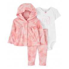 CARTER'S Set 3dílný mikina, legíny, body kr. rukáv Pink Ocean dívka LBB NB/ vel. 56 CARTER'S Set 3dílný mikina, legíny, body kr. rukáv Pink Ocean dívka LBB NB/ vel. 56
