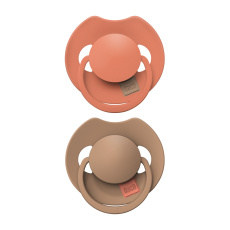 LOVI Dudlík silikonový dynamický Prime 18m+ 2ks Granola/Orange LOVI Dudlík silikonový dynamický Prime 18m+ 2ks Granola/Orange