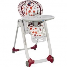 CHICCO Židlička jídelní Polly Progres5 - Cherry CHICCO Židlička jídelní Polly Progres5 - Cherry