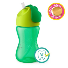 Philips AVENT Hrneček s ohebným brčkem 300 ml chlapec+dárek PETITE&MARS Miska 6m+ Philips AVENT Hrneček s ohebným brčkem 300 ml chlapec+dárek PETITE&MARS Miska 6m+