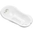 MALTEX Vanička se zátkou a protiskluzovou podložkou Zebra 84 cm - White