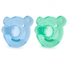 PHILIPS AVENT Šidítko Soothie 3m+ chlapec, 2 ks PHILIPS AVENT Šidítko Soothie 3m+ chlapec, 2 ks