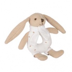 CANPOL BABIES Zajíček Bunny s chrastítkem béžový CANPOL BABIES Zajíček Bunny s chrastítkem béžový