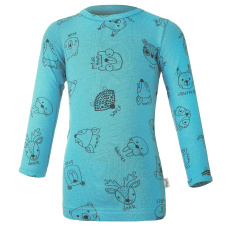 Little Angel-Tričko smyk DR TISK Outlast® - tm.tyrkys zvířátka Velikost oblečení: 128 Little Angel-Tričko smyk DR TISK Outlast® - tm.tyrkys zvířátka Velikost oblečení: 128