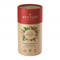 ATTITUDE Přírodní tuhý deodorant Super leaves - červené vinné listy 85 g
