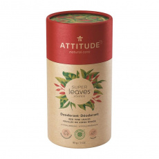 ATTITUDE Přírodní tuhý deodorant Super leaves - červené vinné listy 85 g ATTITUDE Přírodní tuhý deodorant Super leaves - červené vinné listy 85 g