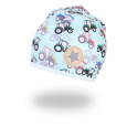 Little Angel-Čepice podšitá Outlast® - traktor/sv.mentolová Velikost čepic: 3 | 42-44 cm
