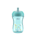 CHICCO Hrneček Advanced se slámkovým náústkem teal, 12m+