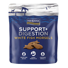 FISH4DOGS Pamlsky pro psy SUPPORT+ podpora trávení bílá ryba s prebiotiky 225 g FISH4DOGS Pamlsky pro psy SUPPORT+ podpora trávení bílá ryba s prebiotiky 225 g