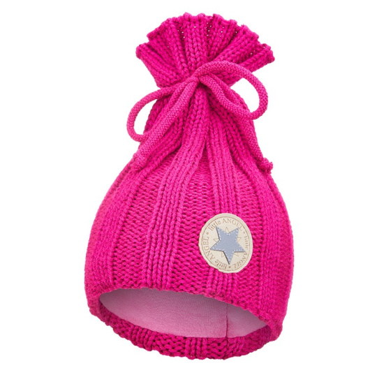 Little Angel-Čepice pletená Outlast ® - růžová Velikost: 4 | 45-48 cm
