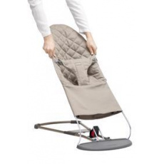 BABYBJÖRN Potah na Lehátko Bliss Sand Grey Cotton BABYBJÖRN Potah na Lehátko Bliss Sand Grey Cotton