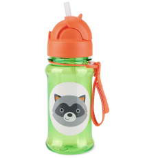 SKIP HOP Zoo tritan Láhev s brčkem 355ml Medvídek mýval 12m+ SKIP HOP Zoo tritan Láhev s brčkem 355ml Medvídek mýval 12m+
