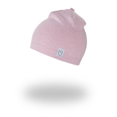 Little Angel-Čepice hřejivá - sv.růžový melír Velikost čepic: 3 | 42-44 cm