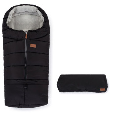 Set fusak 3v1 Jibot a rukávník Jinja Black Petite&Mars Set fusak 3v1 Jibot a rukávník Jinja Black Petite&Mars