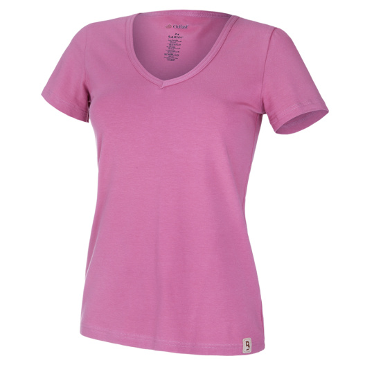 Little Angel-Tričko dámské KR tenké výstřih V Outlast® - tm.starorůžová Velikost oblečení: M Little Angel-Tričko dámské KR tenké výstřih V Outlast® - tm.starorůžová Velikost oblečení: M