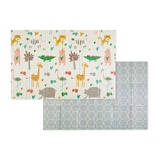 PETITE&MARS Podložka na hraní skládací Campy L 130x200cm Animals&Hexagon PETITE&MARS Podložka na hraní skládací Campy L 130x200cm Animals&Hexagon