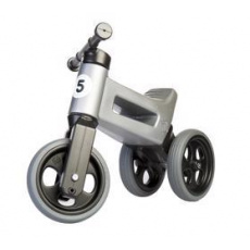 TEDDIES Odrážedlo FUNNY WHEELS NEW SPORT 2v1, nosnost 50 kg 18m+, šedé TEDDIES Odrážedlo FUNNY WHEELS NEW SPORT 2v1, nosnost 50 kg 18m+, šedé