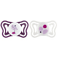 CHICCO Dudlíky Physioforma Light silikonové ortodontické růžové 16-36m, 2 ks