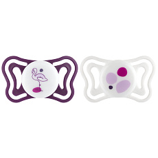 CHICCO Dudlíky Physioforma Light silikonové ortodontické růžové 16-36m, 2 ks